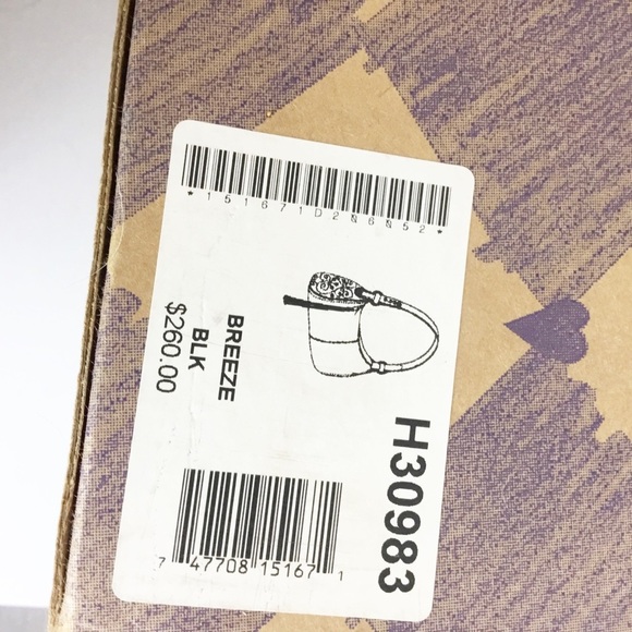 Brighton Breeze Leather HOBO Bag Purse Studded Retail $260 Black - Picture 9 of 10